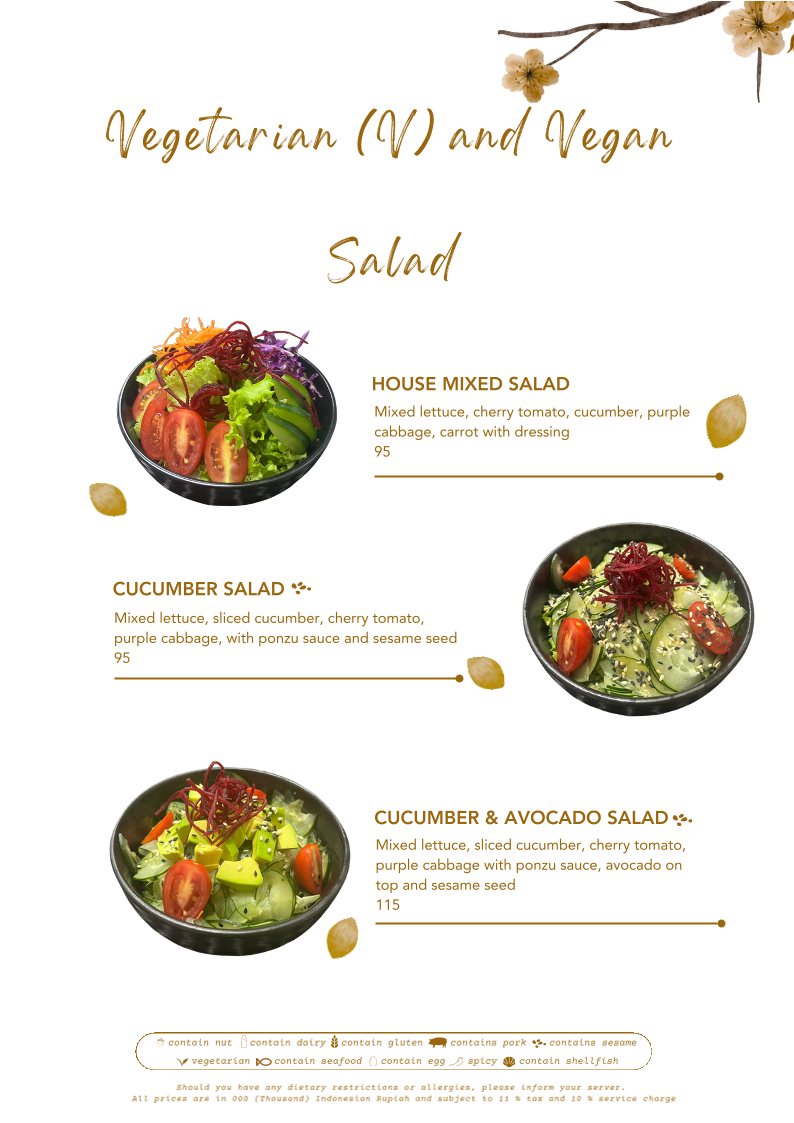 GENJI Teppanyaki & Japanese Restaurant Photo Menu 3