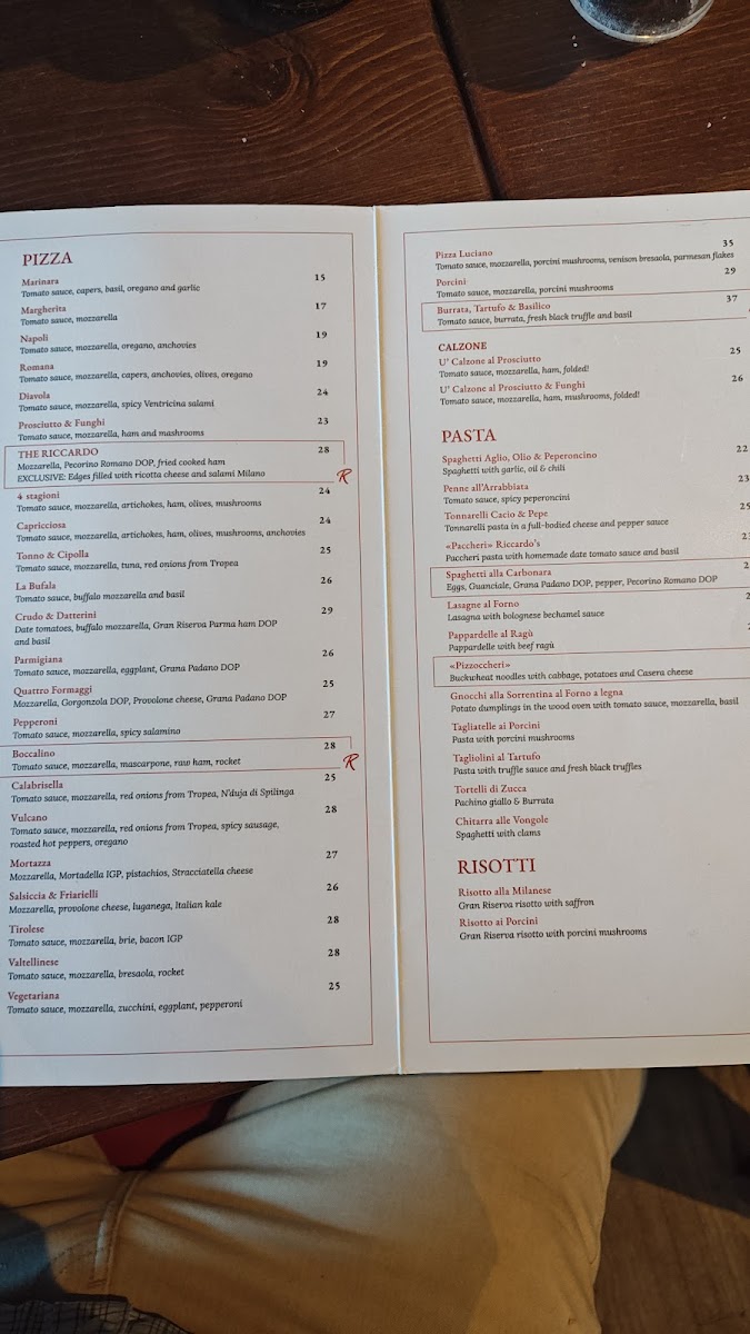 Pizzeria Ristorante Riccardo’s St.Moritz Photo Menu 10