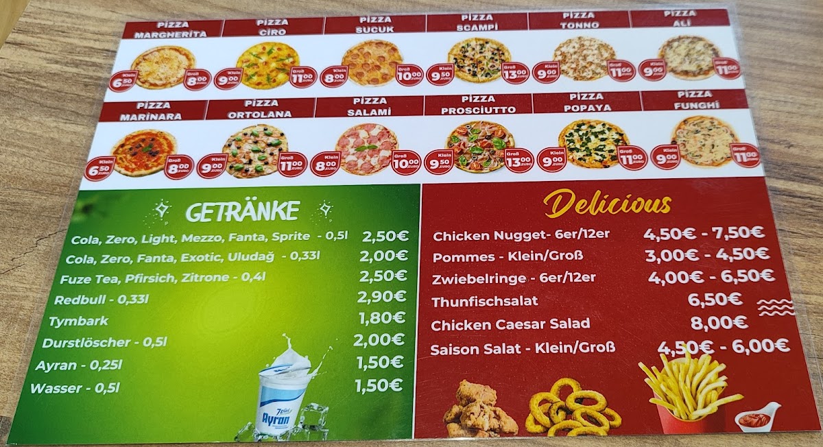 Ali's am Bahnhof Photo Menu 4