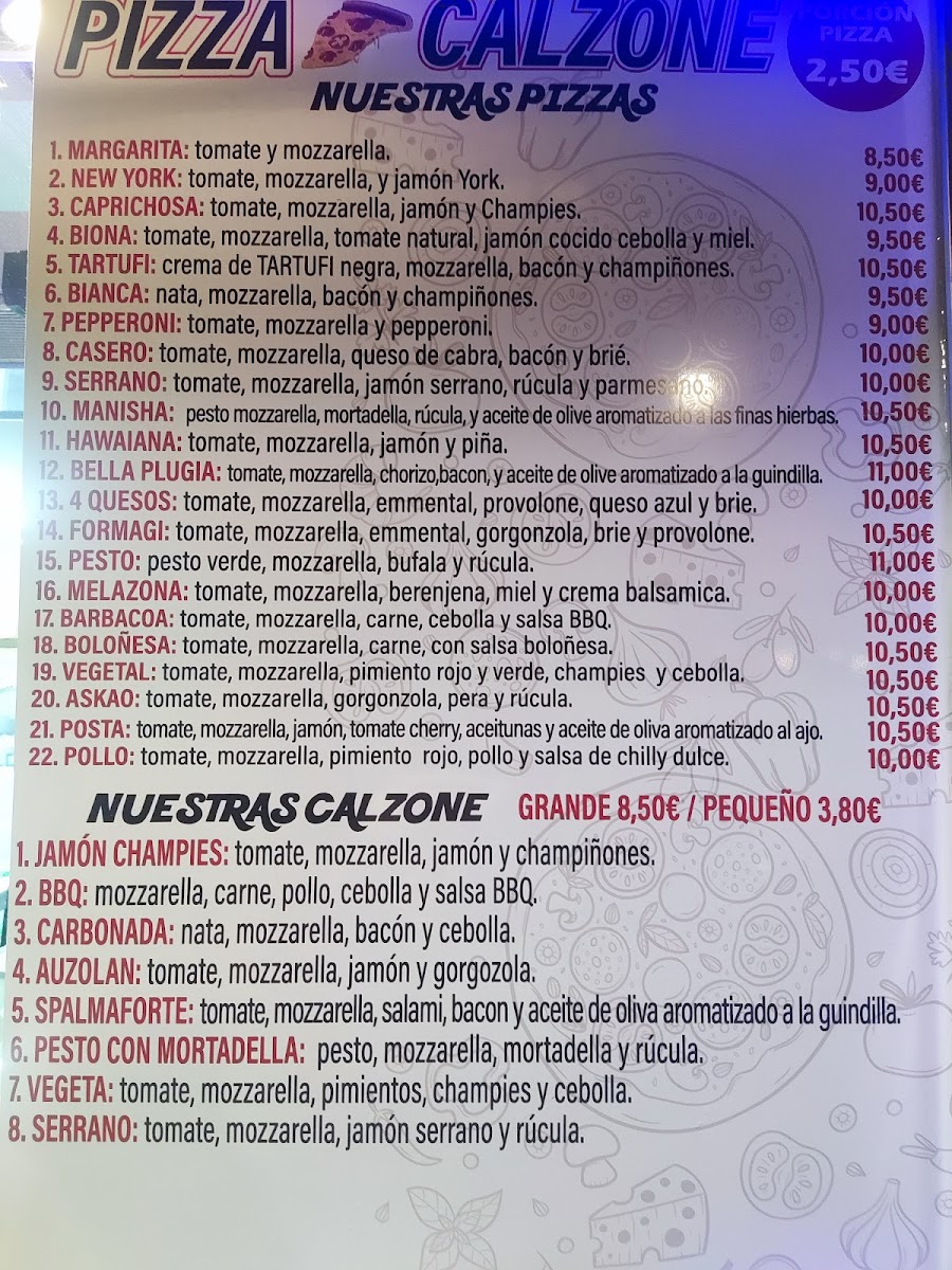 Best pizza( pizza_ calzone) casco Photo Menu 1