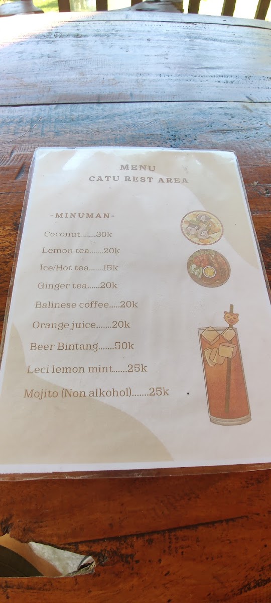 Catu rest area Photo Menu 9