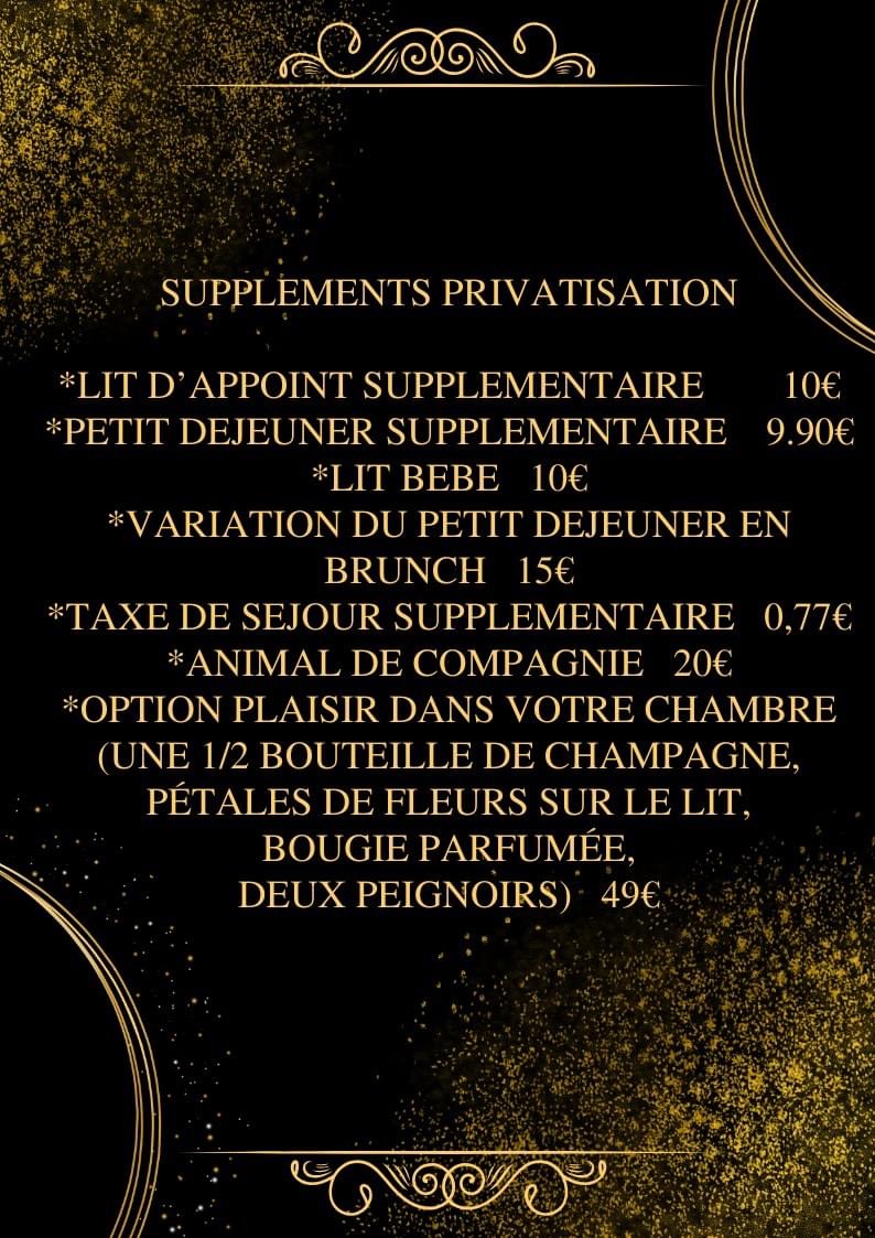 Hotel Restaurant Le Chanel Photo Menu 9