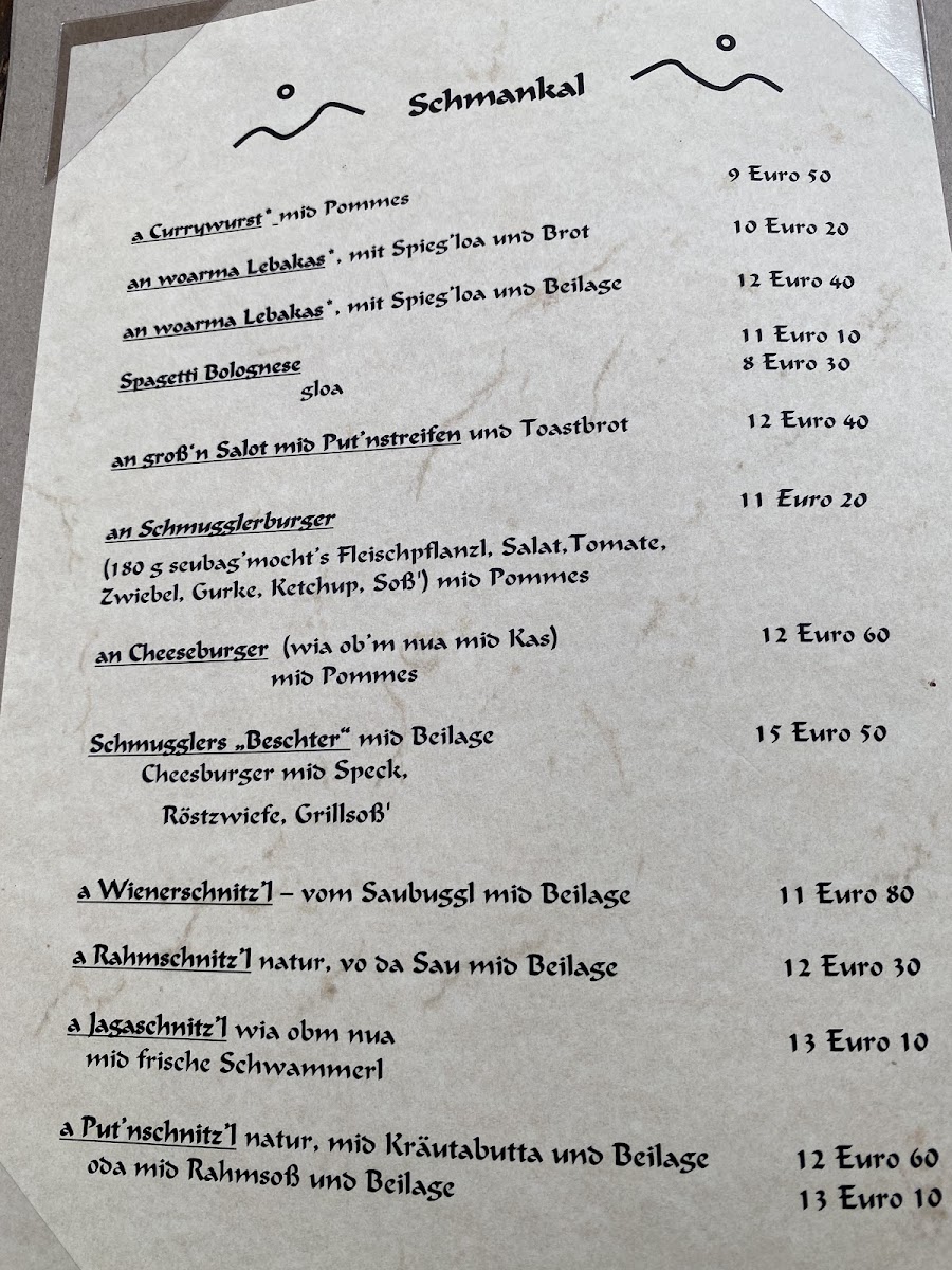 Schmugglerhof Photo Menu 5