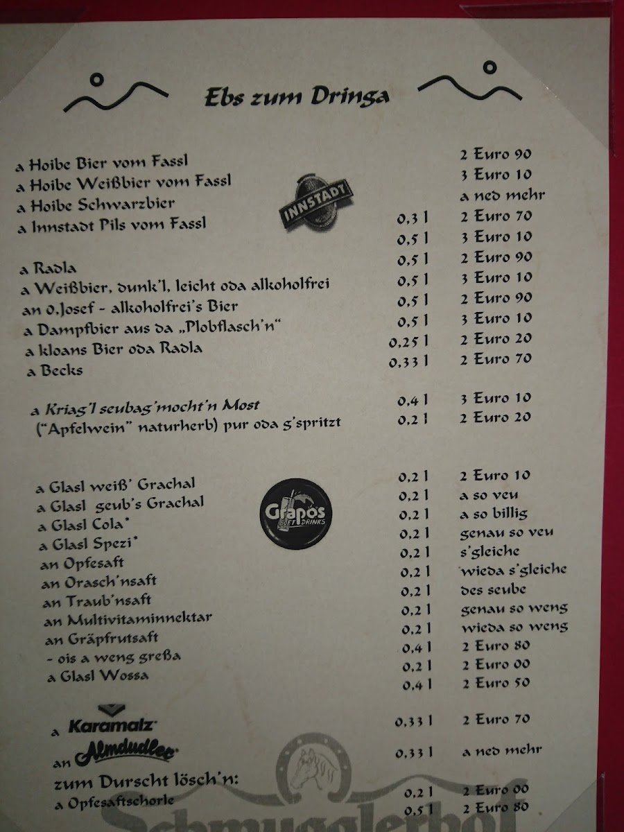 Schmugglerhof Photo Menu 8