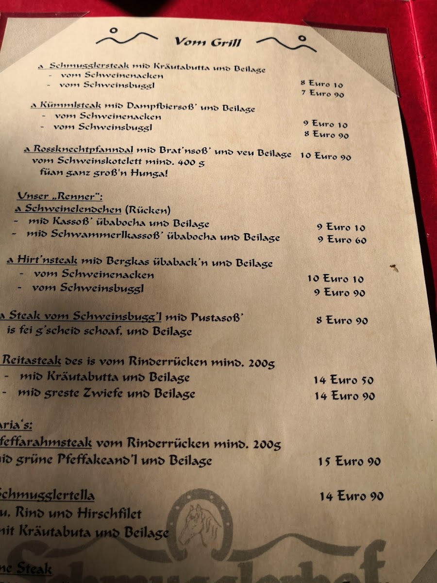 Schmugglerhof Photo Menu 9
