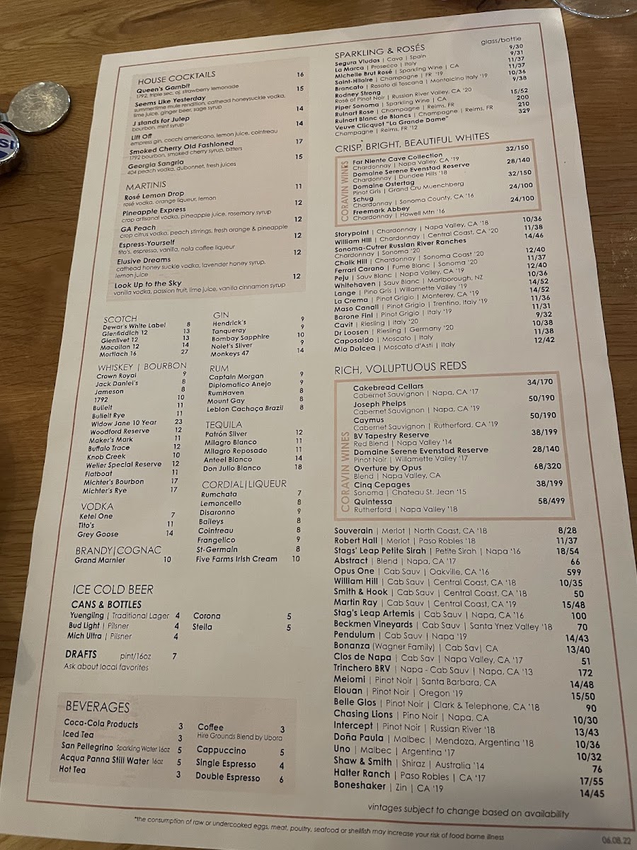 Edgar's Grille Photo Menu 2