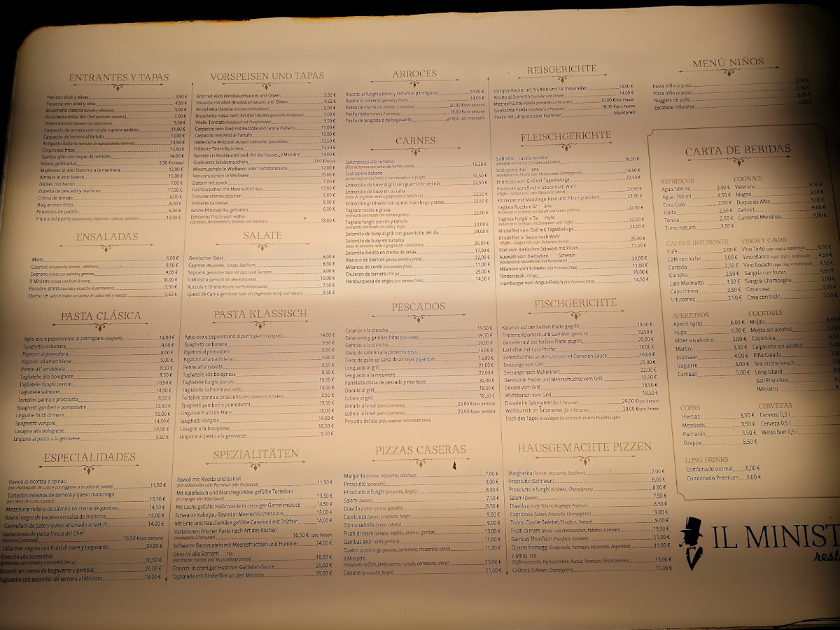 Il Ministro Restaurant Photo Menu 4