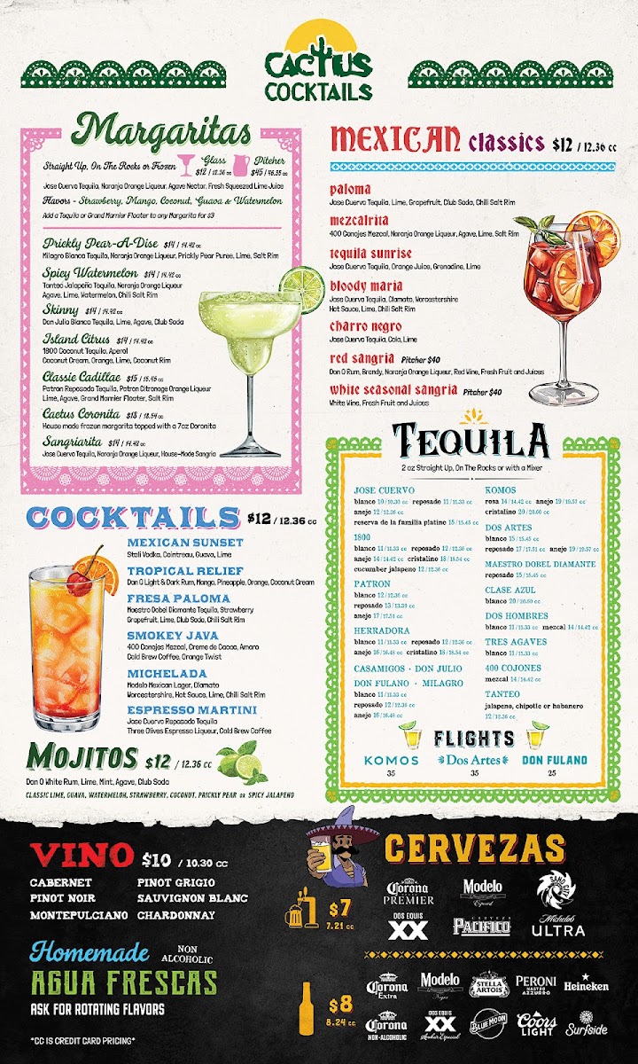 Cactus Cafe Cantina, Jericho Turnpike Photo Menu 2