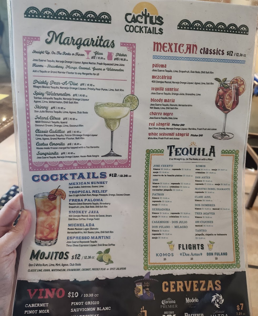 Cactus Cafe Cantina, Jericho Turnpike Photo Menu 8
