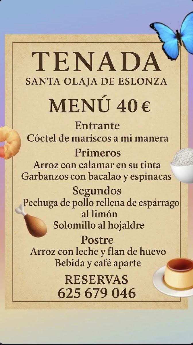 La Tenada Photo Menu 1
