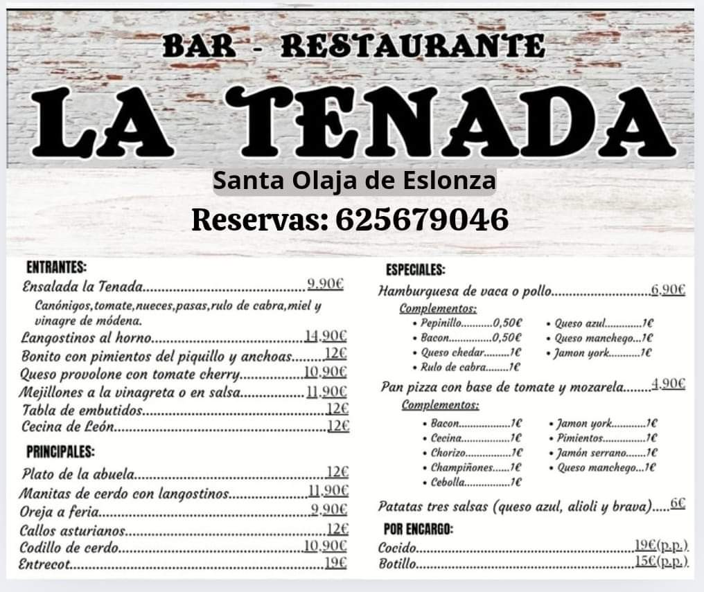 La Tenada Photo Menu 3