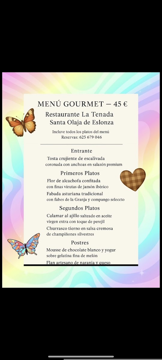 La Tenada Photo Menu 5