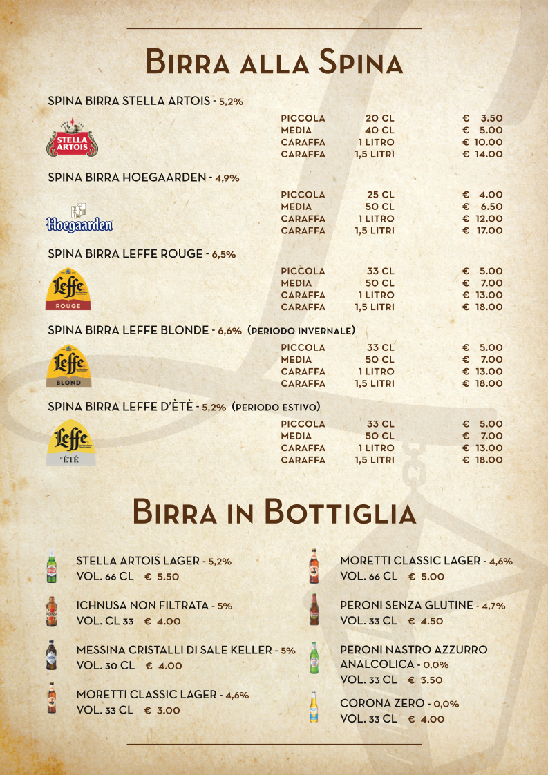 La Lanterna Photo Menu 1