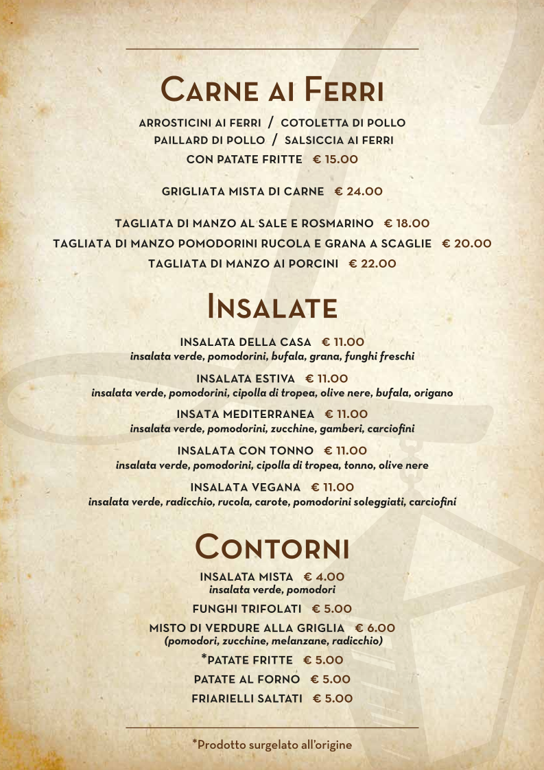 La Lanterna Photo Menu 2