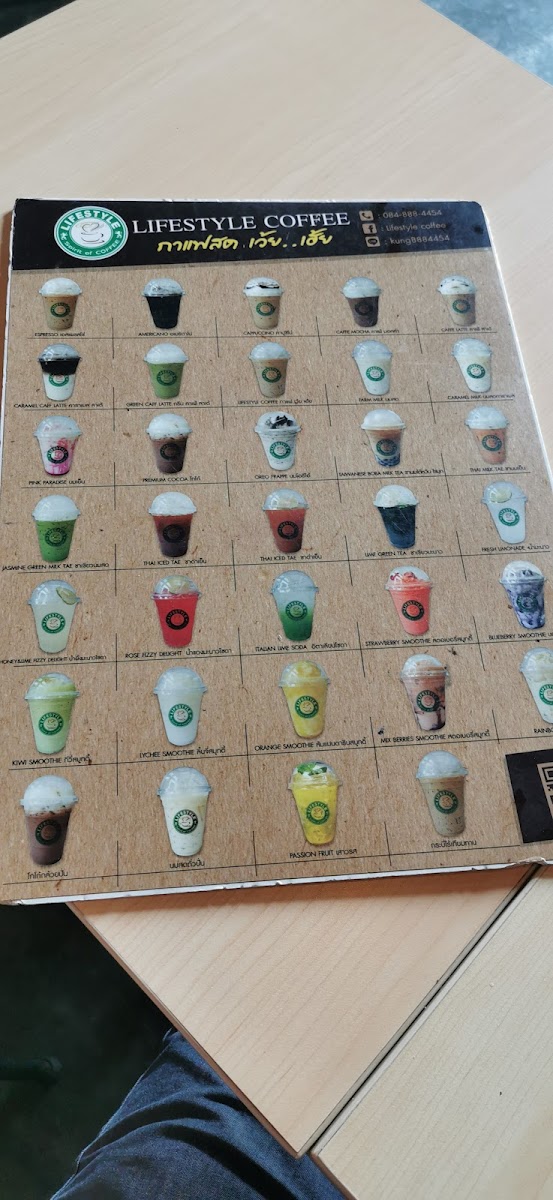 Lifestyle Coffee Photo Menu 8