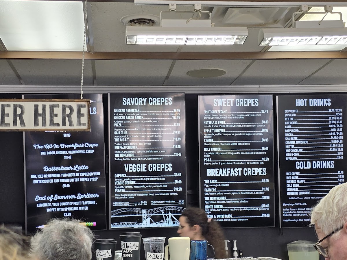 Oh Crêpe! Photo Menu 1