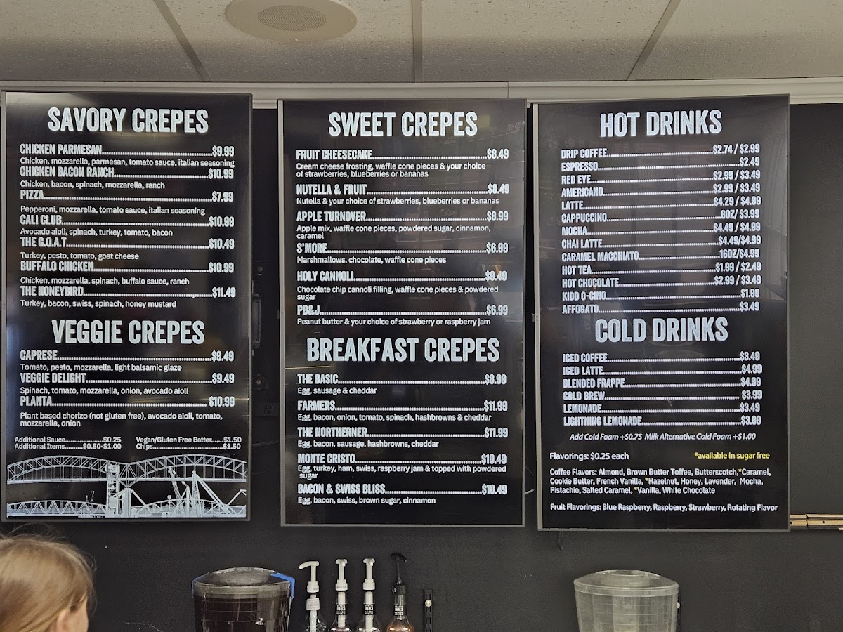 Oh Crêpe! Photo Menu 2