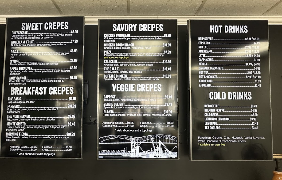 Oh Crêpe! Photo Menu 3