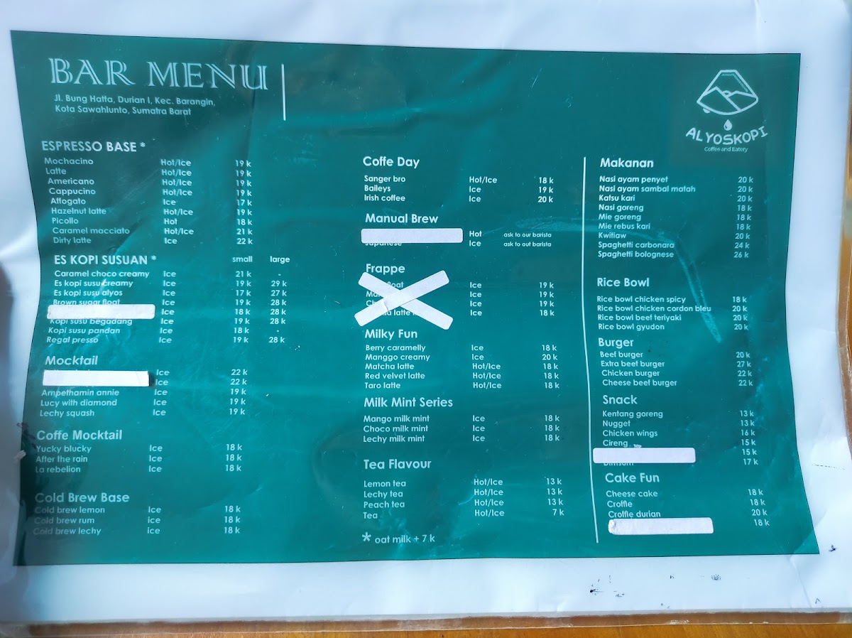 Alyoskopi Photo Menu 1