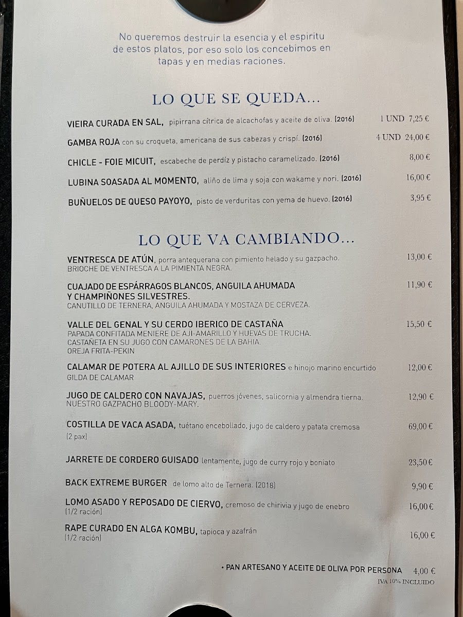 Restaurante BACK Photo Menu 5