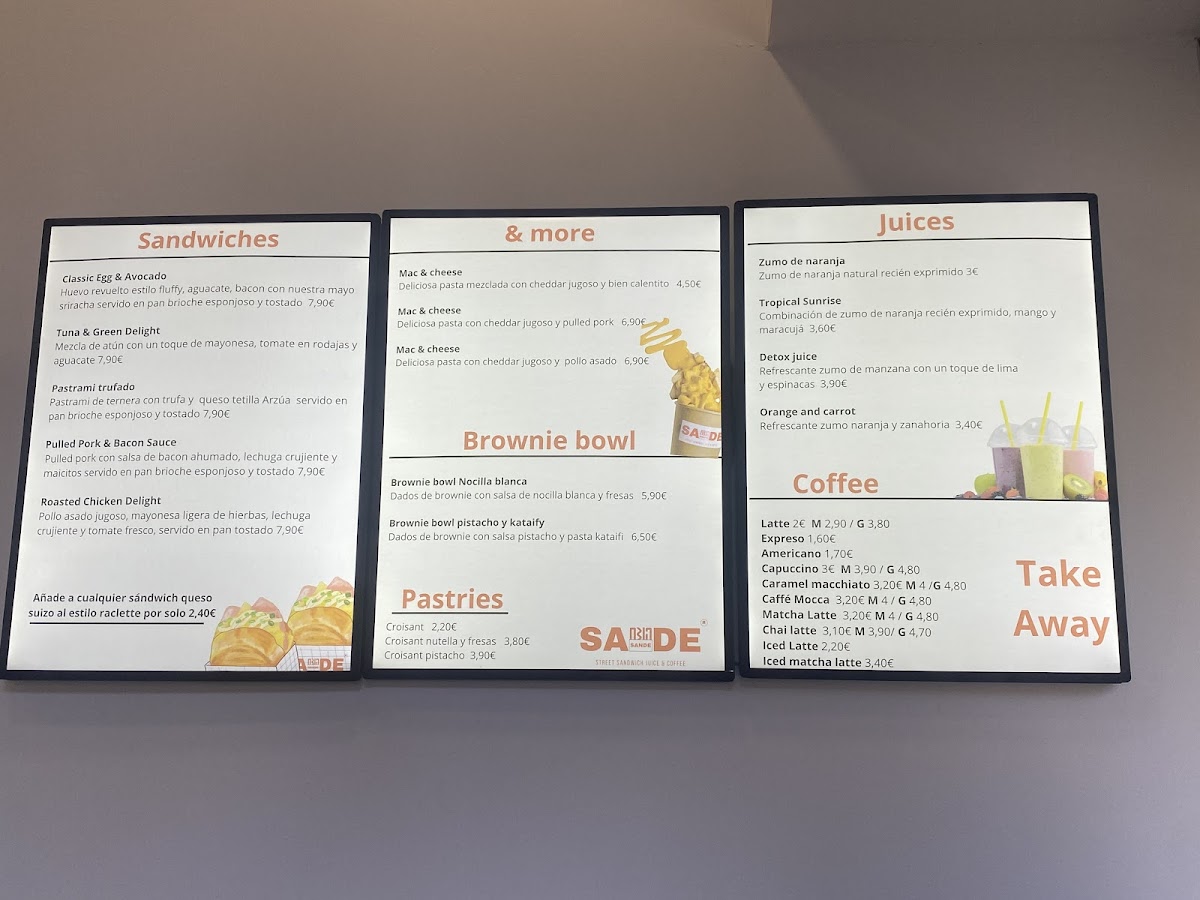 Sande Sandwich Photo Menu 5