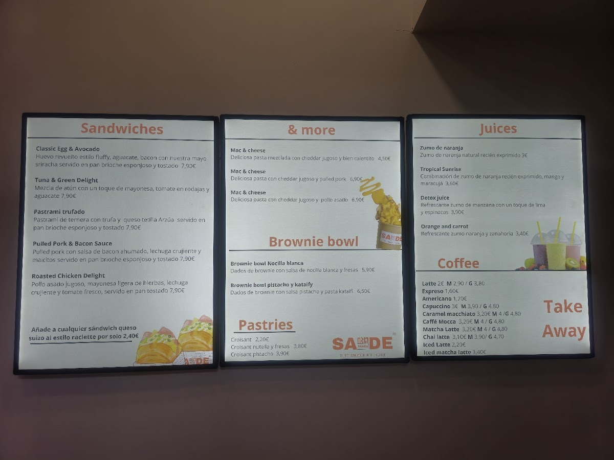 Sande Sandwich Photo Menu 6