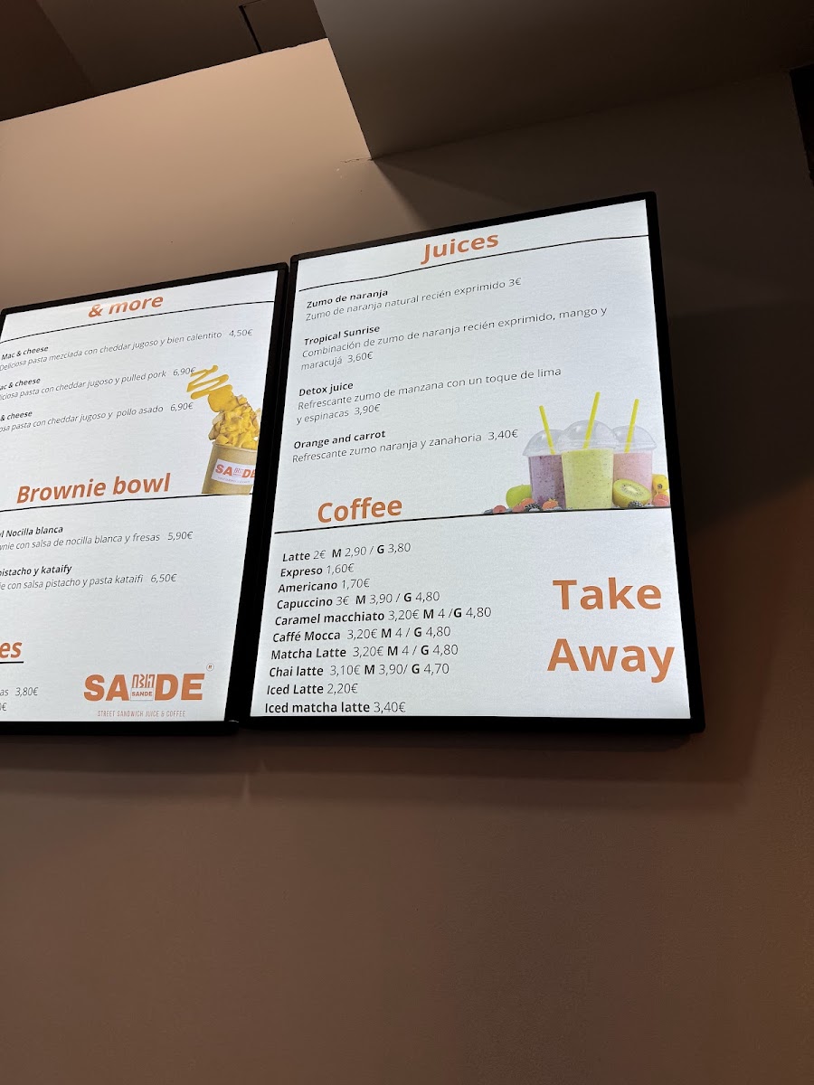 Sande Sandwich Photo Menu 8