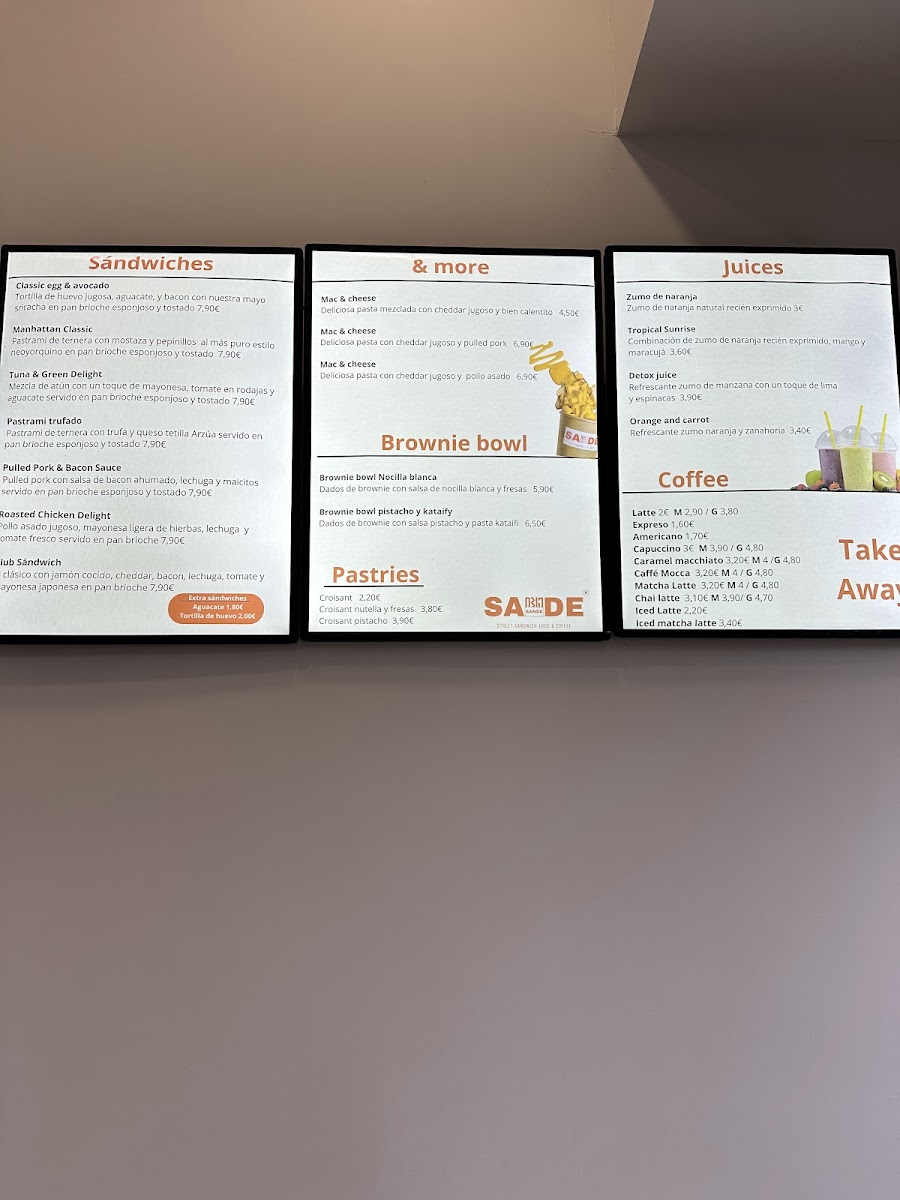 Sande Sandwich Photo Menu 9