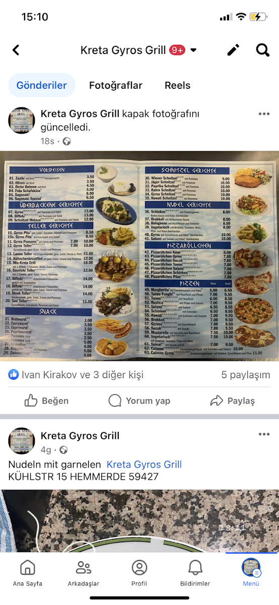 Kreta Gyros Grill Photo Menu 1