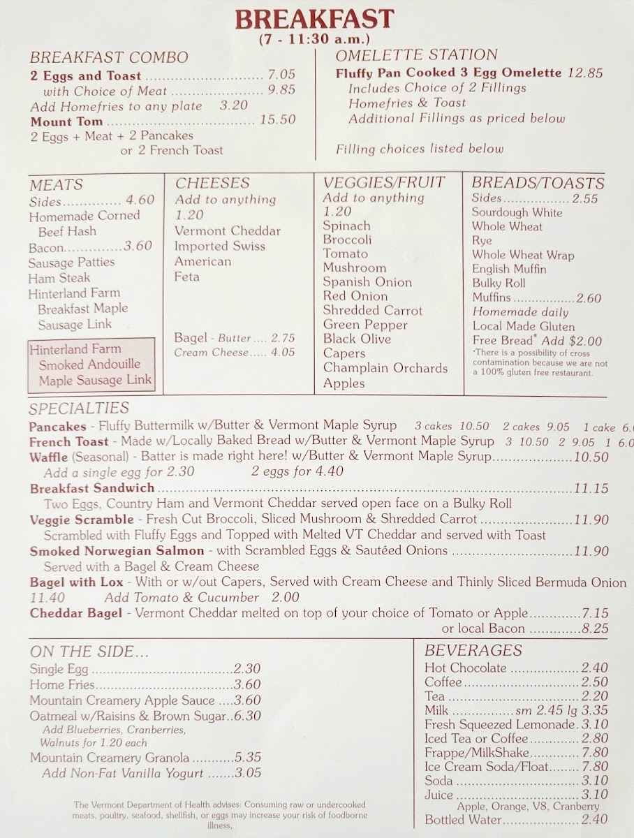 Mountain Creamery Photo Menu 10