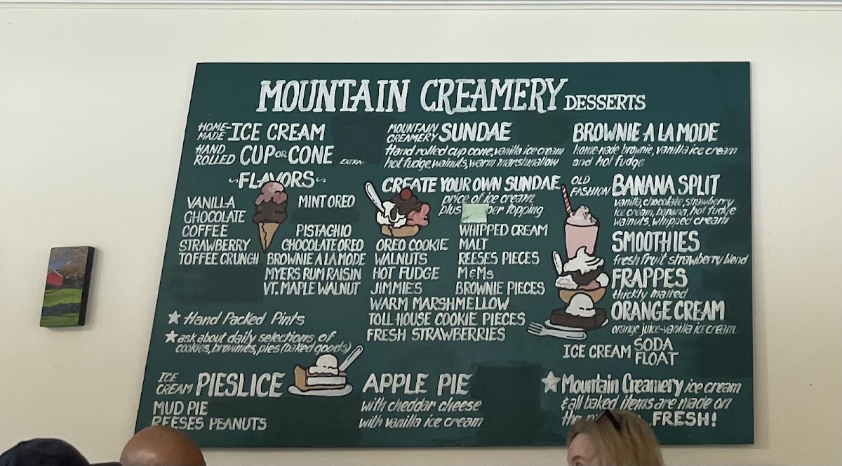 Mountain Creamery Photo Menu 9