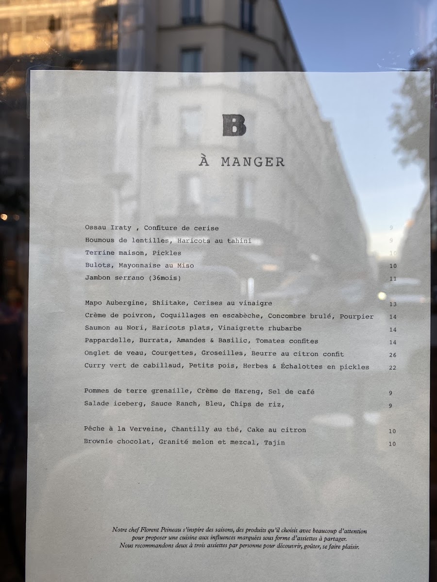 Bouche Paris Photo Menu 8
