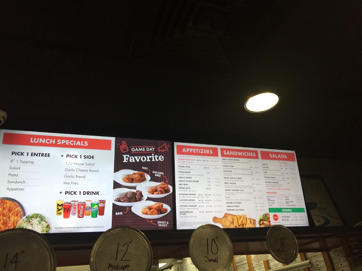 Imo's Pizza Photo Menu 1