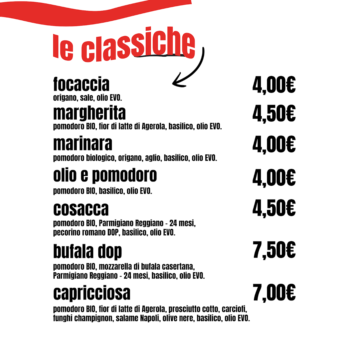 Pizzeria Fariná Photo Menu 2