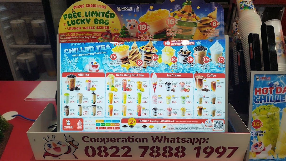 Mixue Ahmad Yani Photo Menu 1