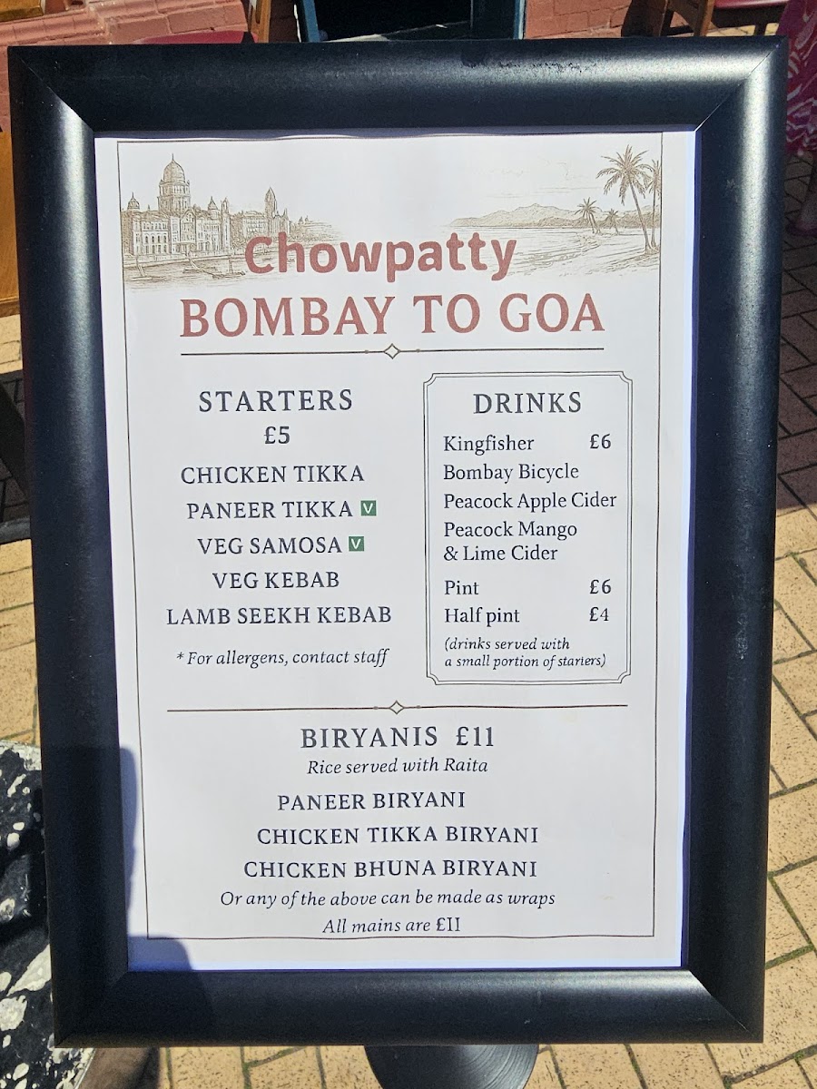 Chowpatty Authentic Indian - Brighton Seafront Photo Menu 5