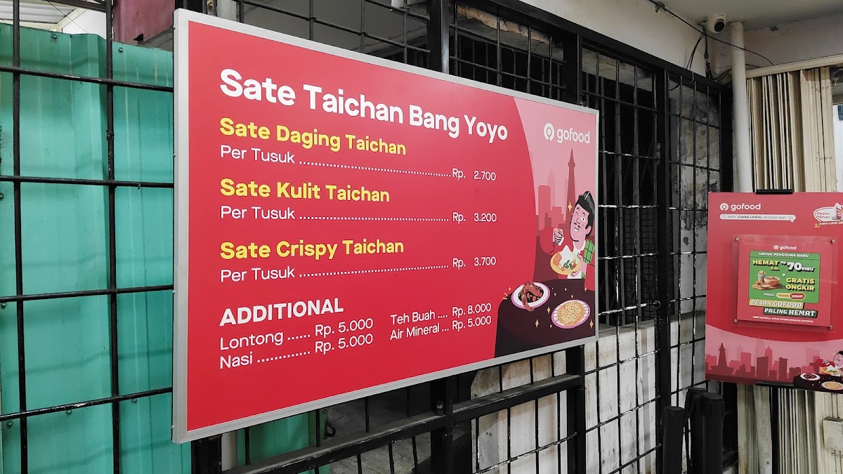 Sate Taichan Bang Yoyo Photo Menu 3