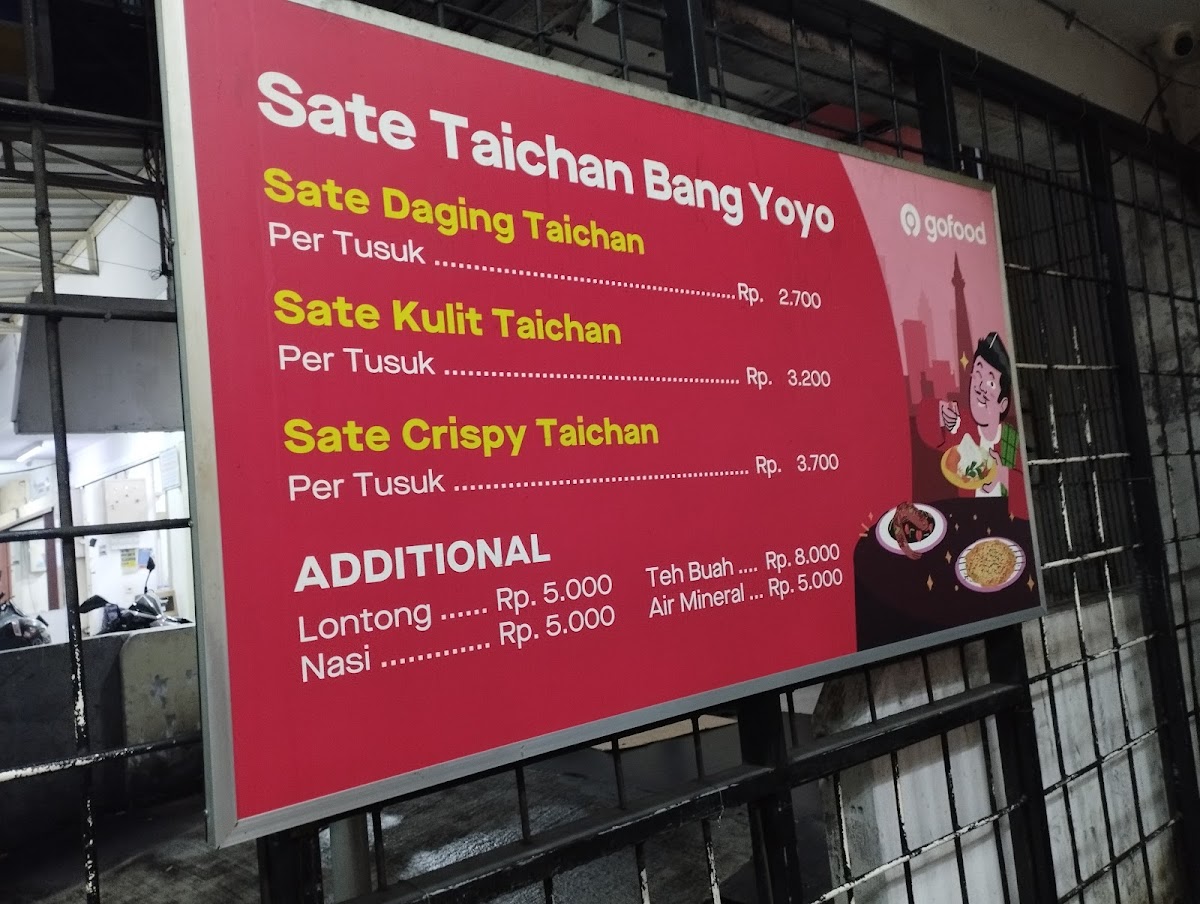 Sate Taichan Bang Yoyo Photo Menu 4