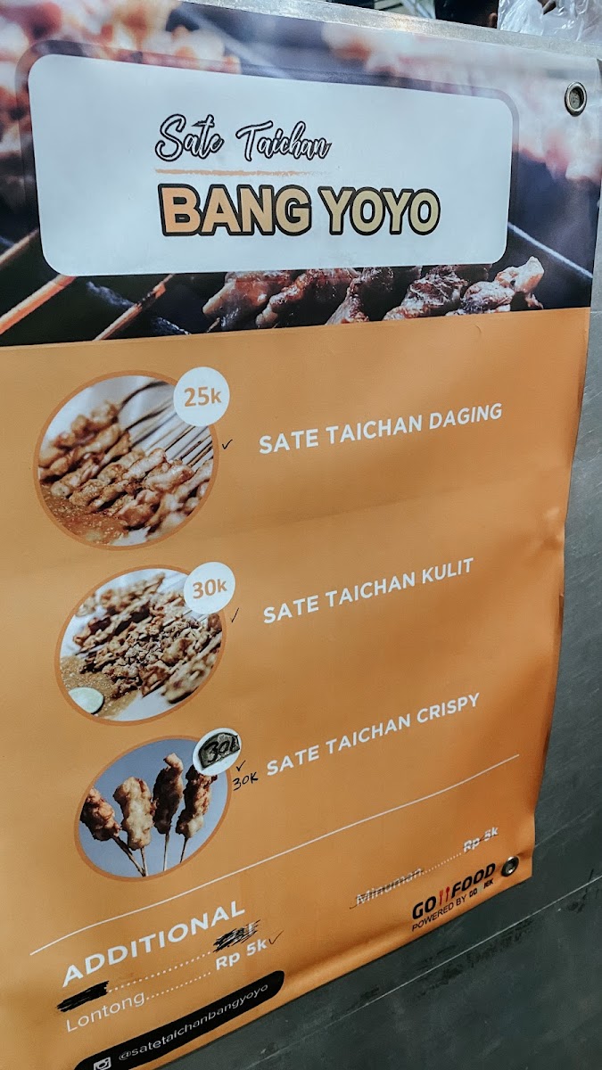 Sate Taichan Bang Yoyo Photo Menu 7