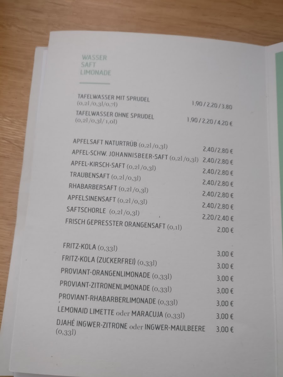 Café Dein & Mein Photo Menu 2
