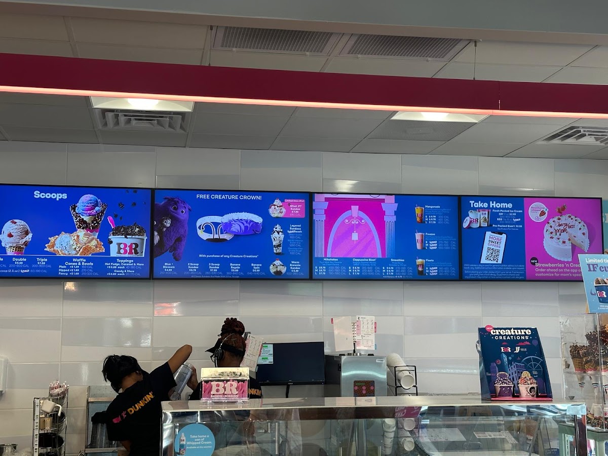 Dunkin & Baskin Robbins Photo Menu 4