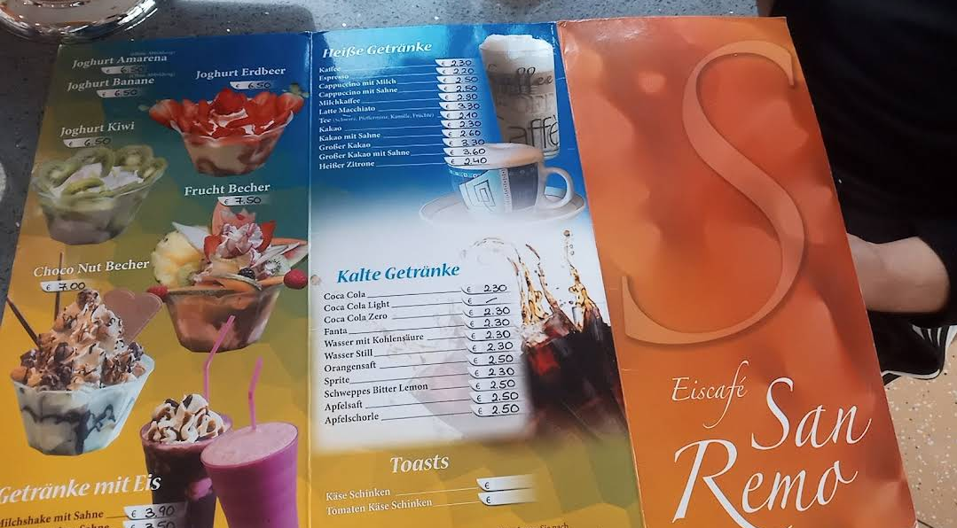 Ice Café San Remo Photo Menu 1