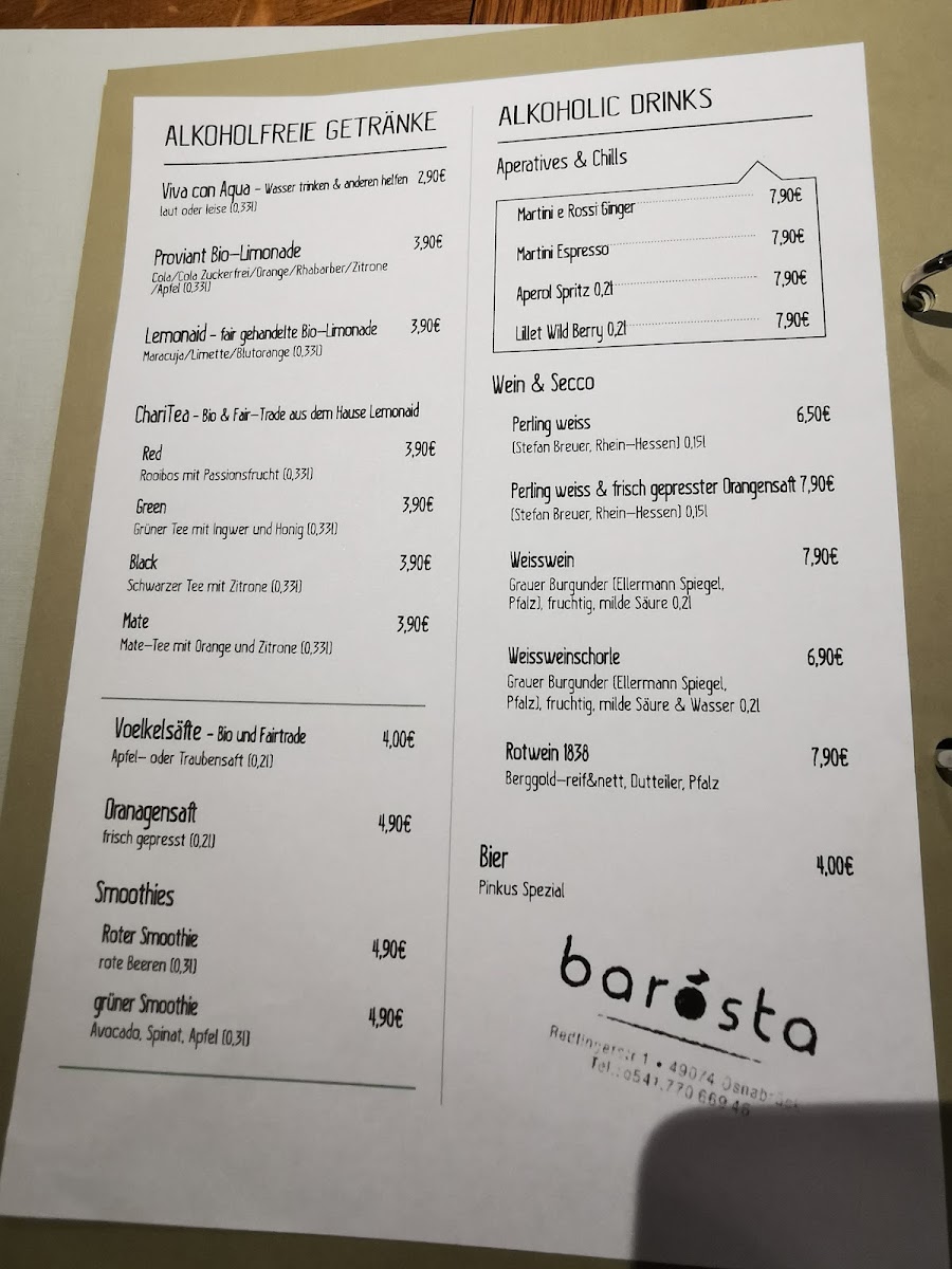 Barösta Kaffeehaus Photo Menu 7