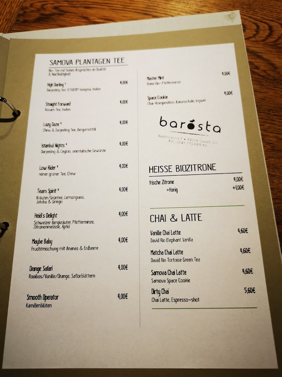 Barösta Kaffeehaus Photo Menu 8