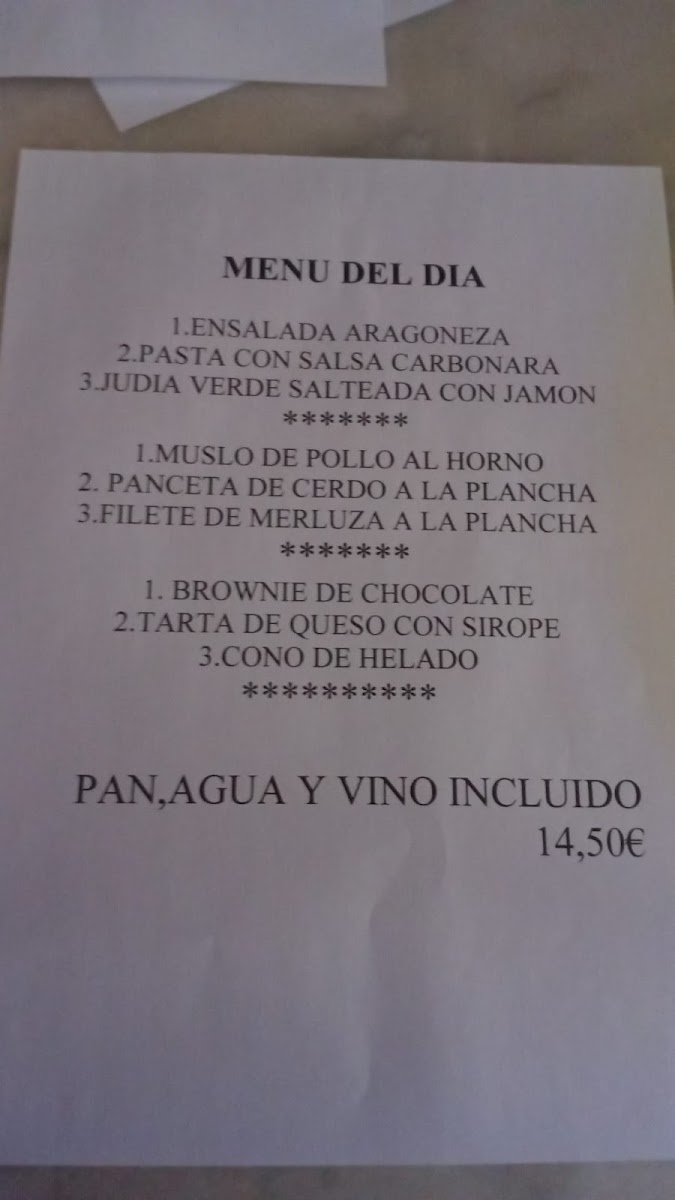 Restaurante Belia Photo Menu 2