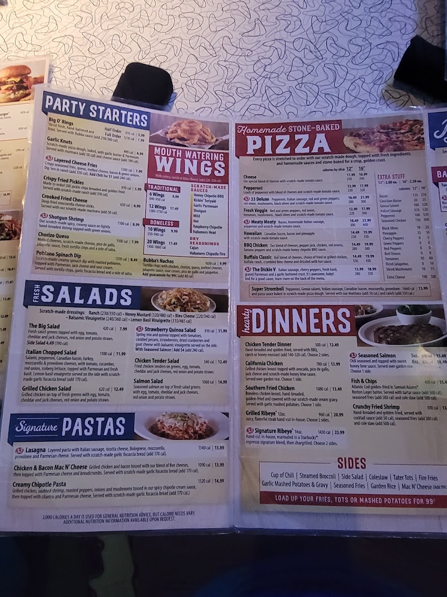 Bubba's 33 Photo Menu 3