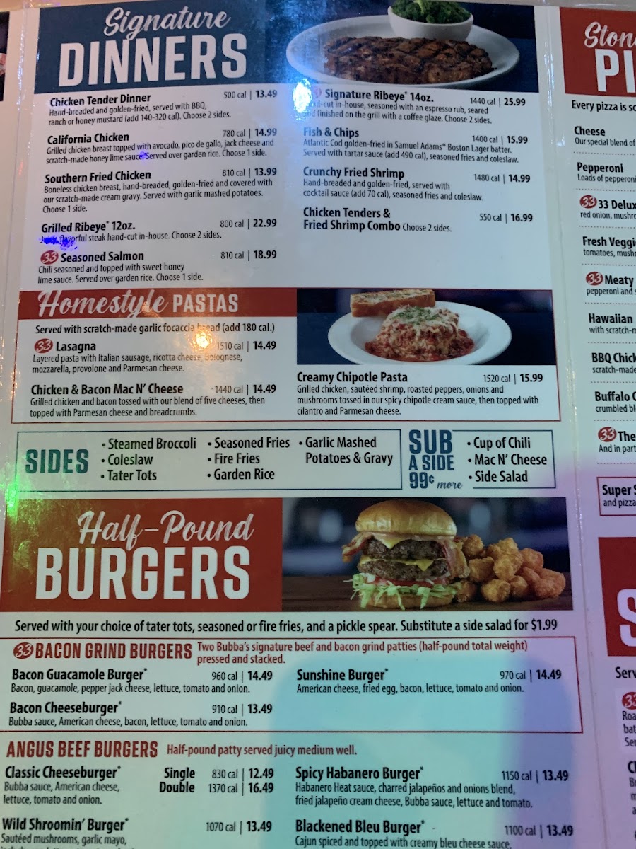 Bubba's 33 Photo Menu 5