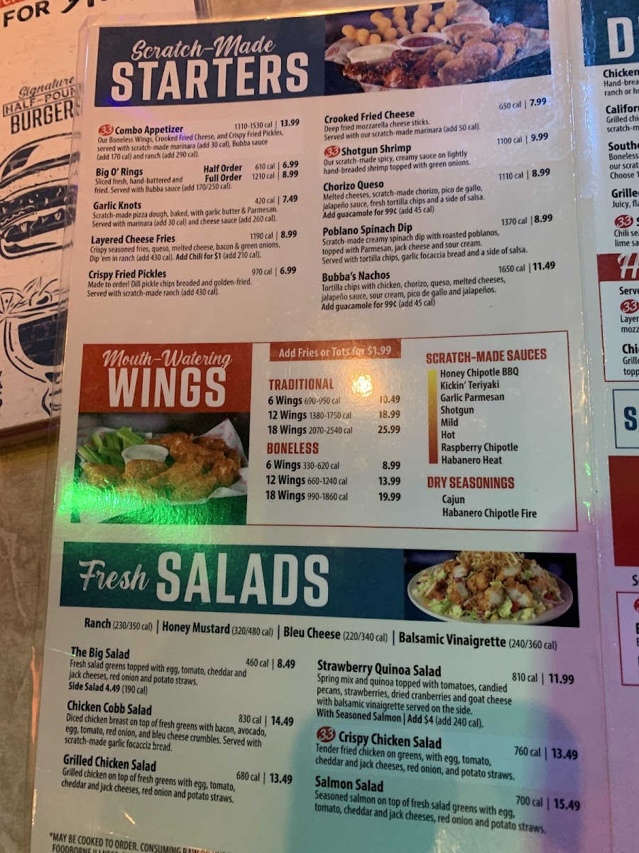 Bubba's 33 Photo Menu 8