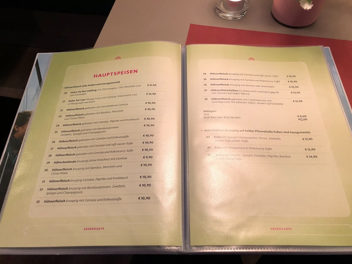 Restaurant Lotusblüte Wittenburg Photo Menu 2