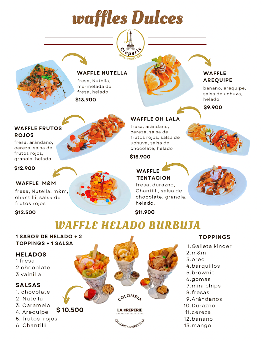 La Creperie Photo Menu 1
